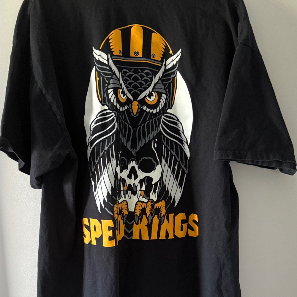 Black Speed Kings Owl Graphic Tee